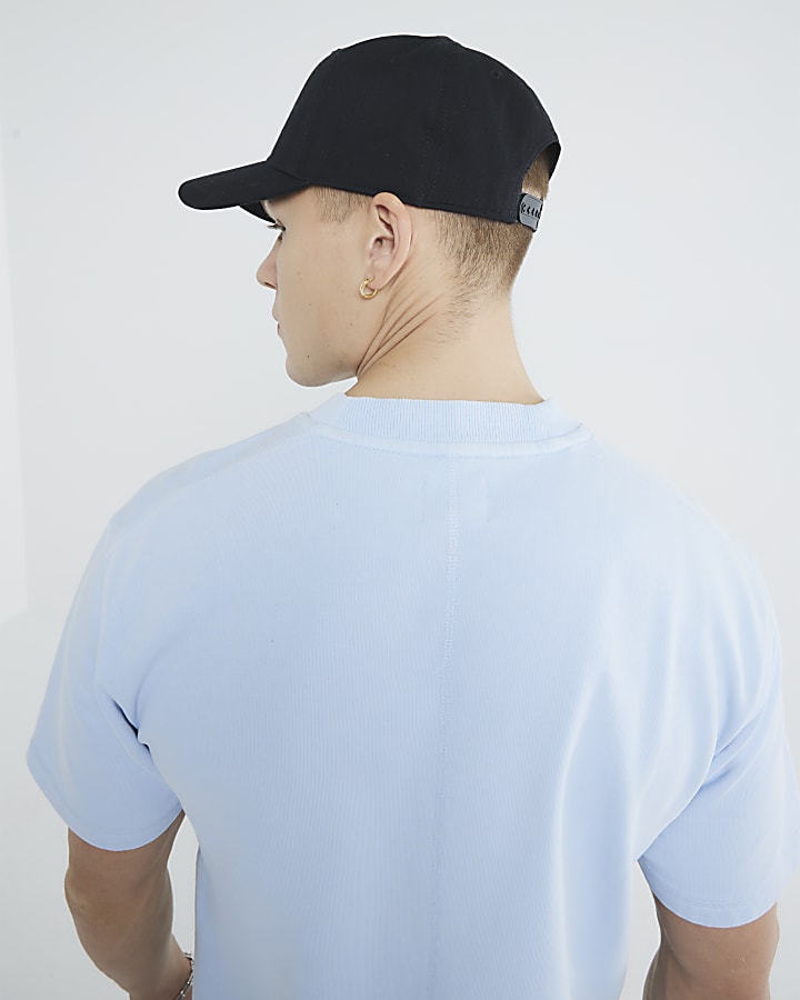 Blue Regular Fit Washed Luminis T-Shirt