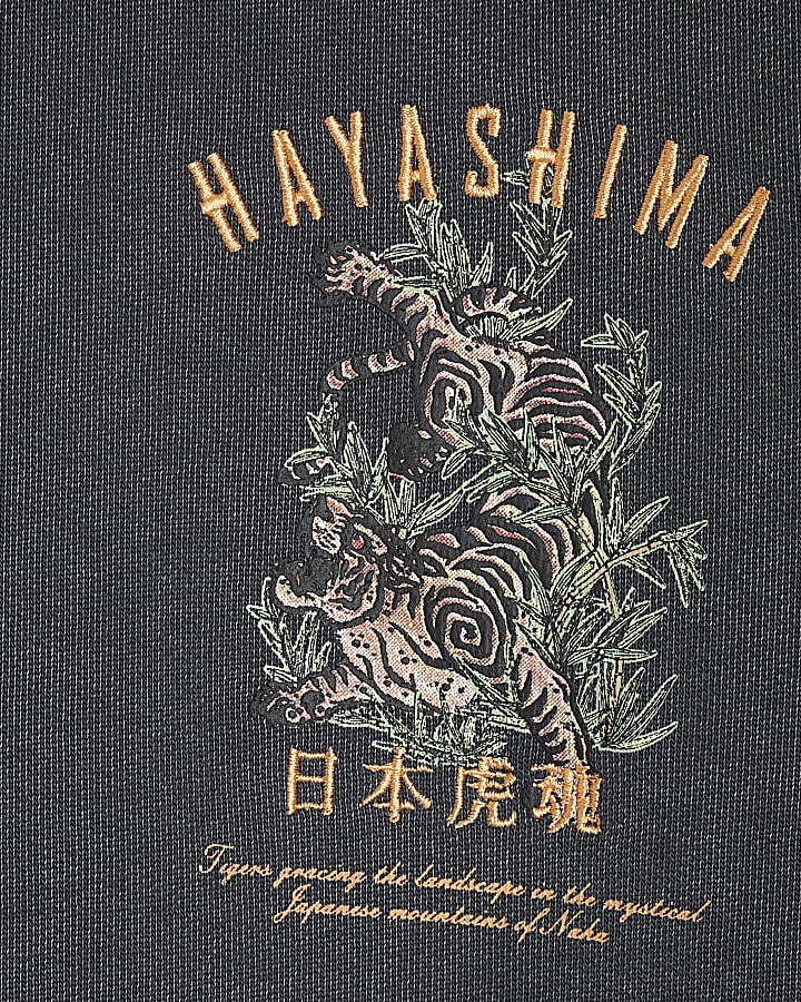 Black Regular Fit Hayashima T-Shirt