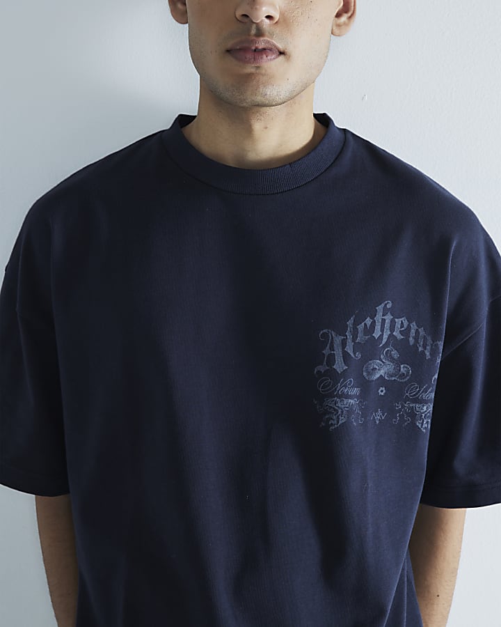 Black Oversized Fit Alchemy T-Shirt