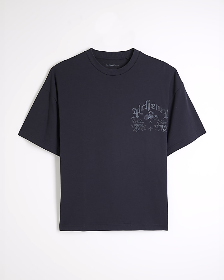 Black Oversized Fit Alchemy T-Shirt