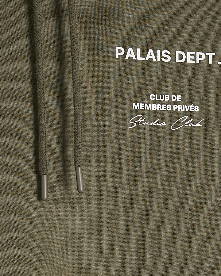 Khaki Regular Fit Palaise Dept Hoodie