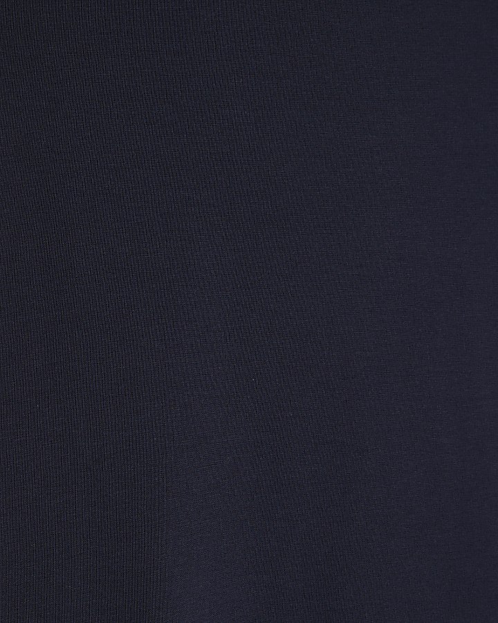 Navy Muscle Fit Short Sleeve T-Shirt