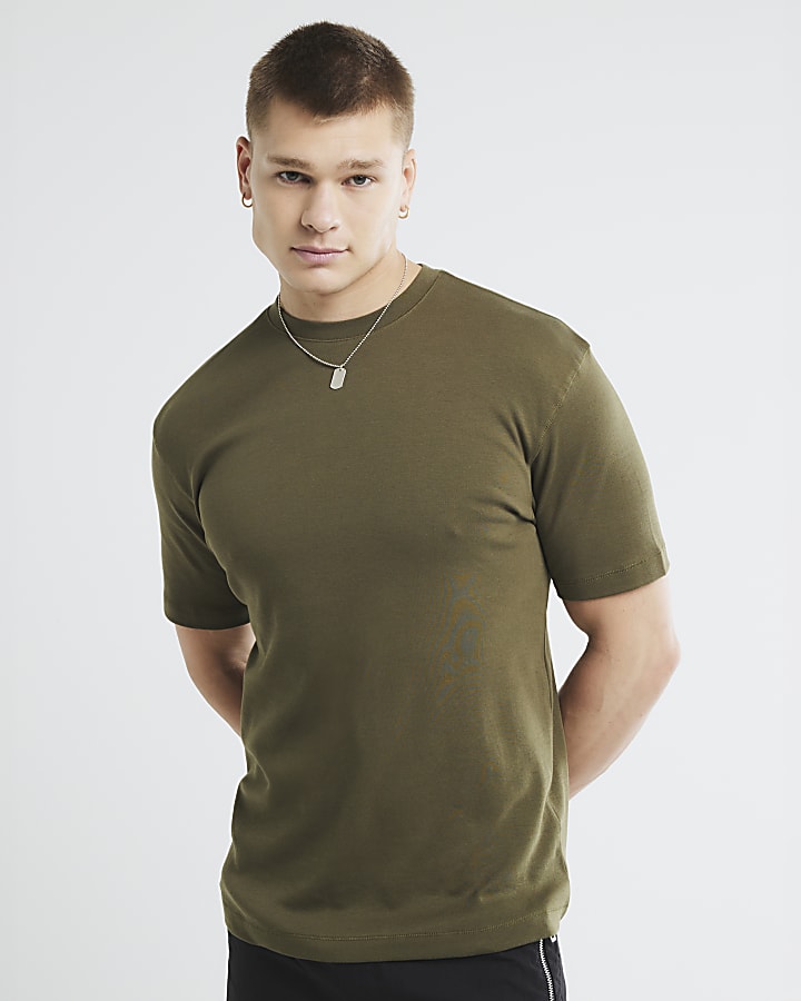 Green Slim Fit Short Sleeve T-Shirt