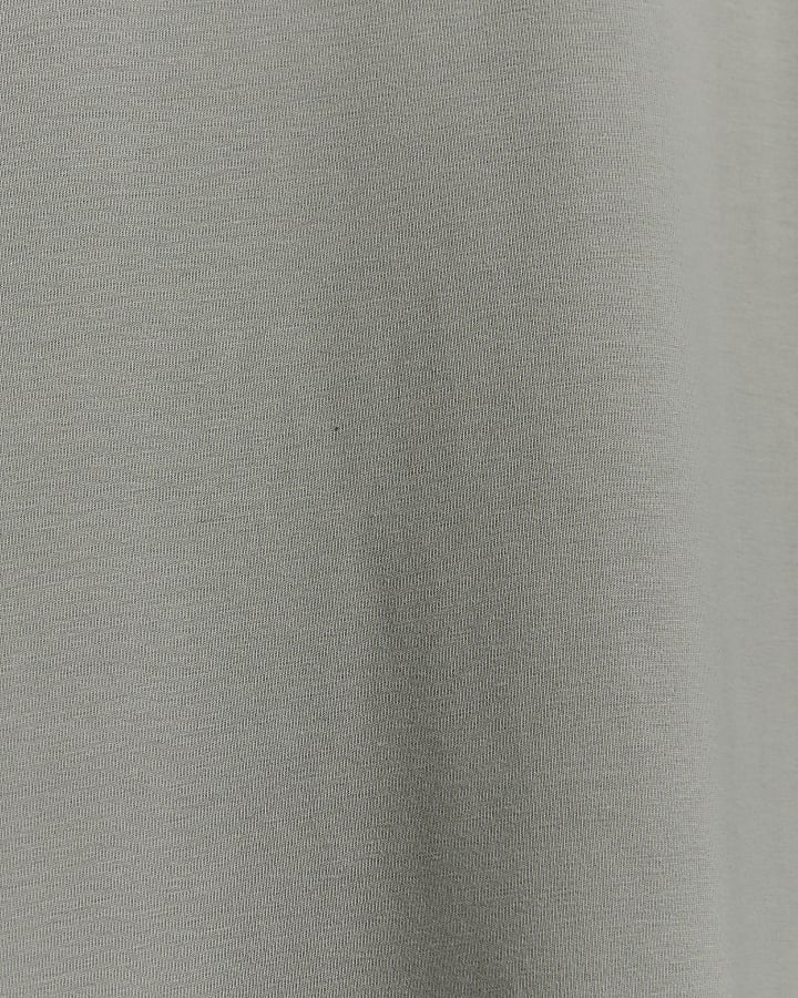 Grey Slim Fit Short Sleeve T-Shirt