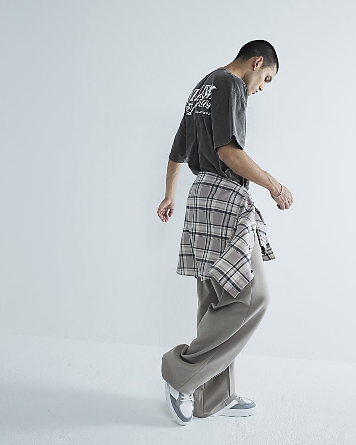 Black Oversized Essential Large T-Shirt
