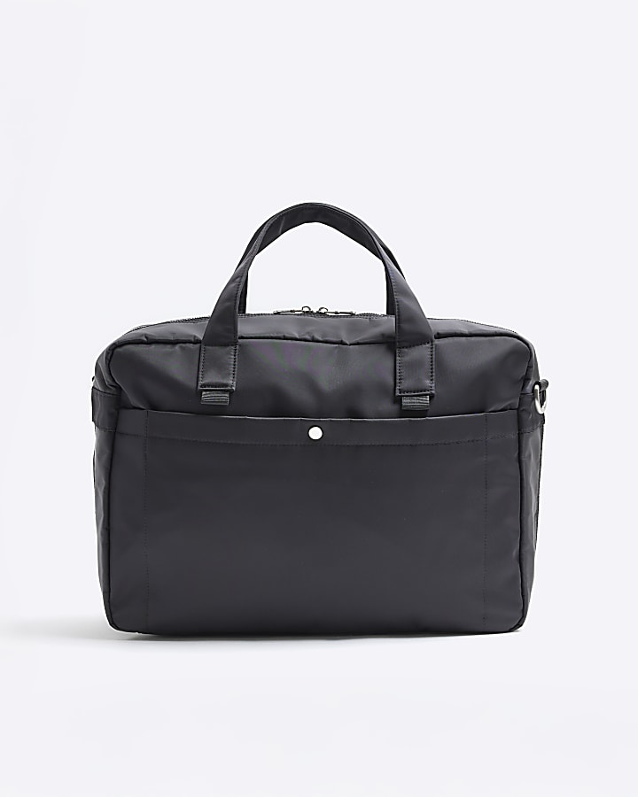 Black Nylon Commuter Bag