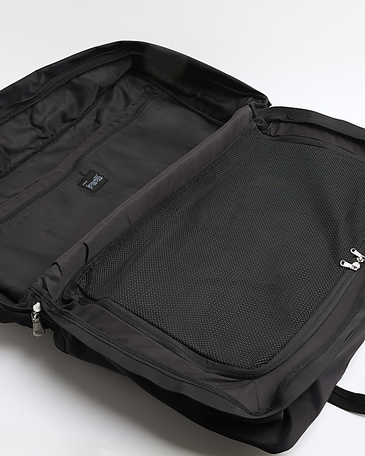 Black Nylon Holdall Bag