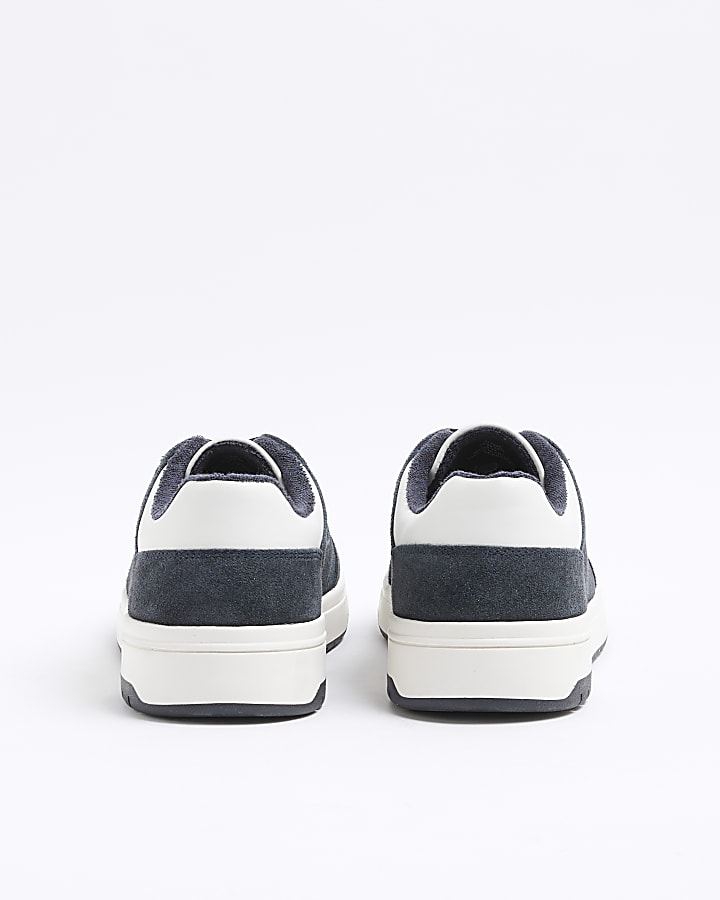 Navy Suede Japanese Skater Trainers