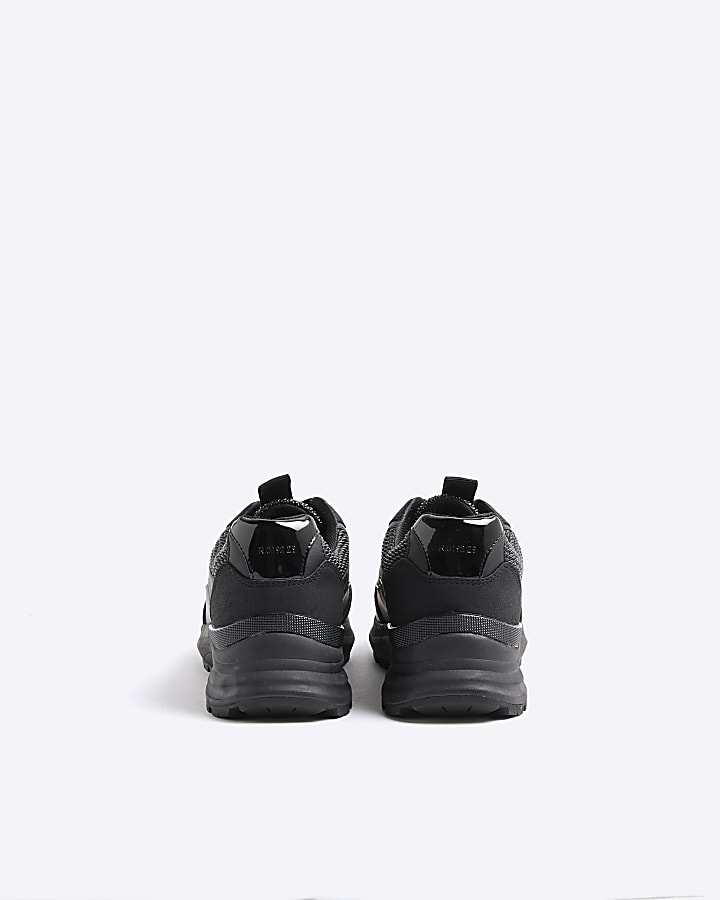 Black Ruched Trainers