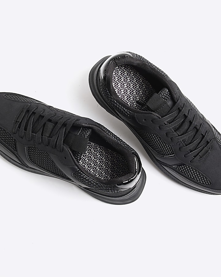 Black Ruched Trainers