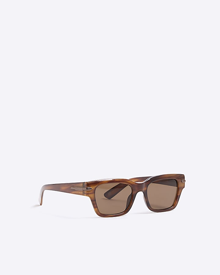 Brown Wayfarer Sunglasses