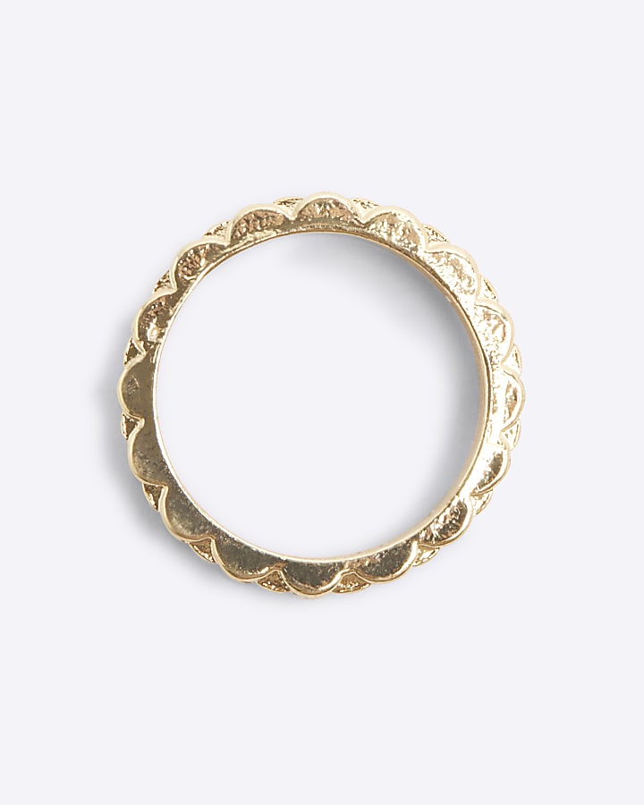 Gold Chain Ring