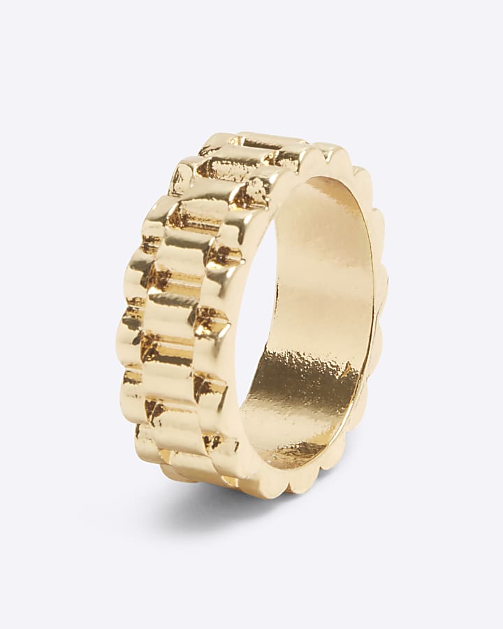 Gold Chain Ring