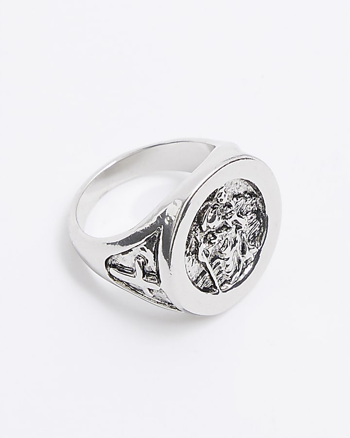 Silver Christopher Ring