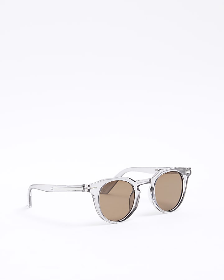 Grey Round Sunglasses