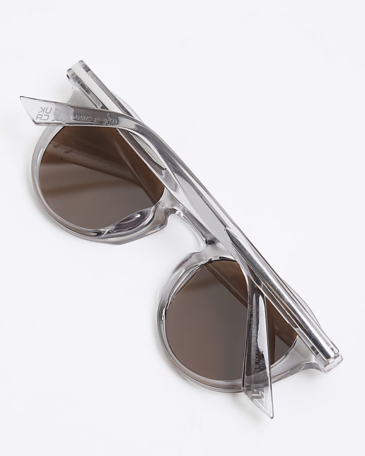 Grey Round Sunglasses