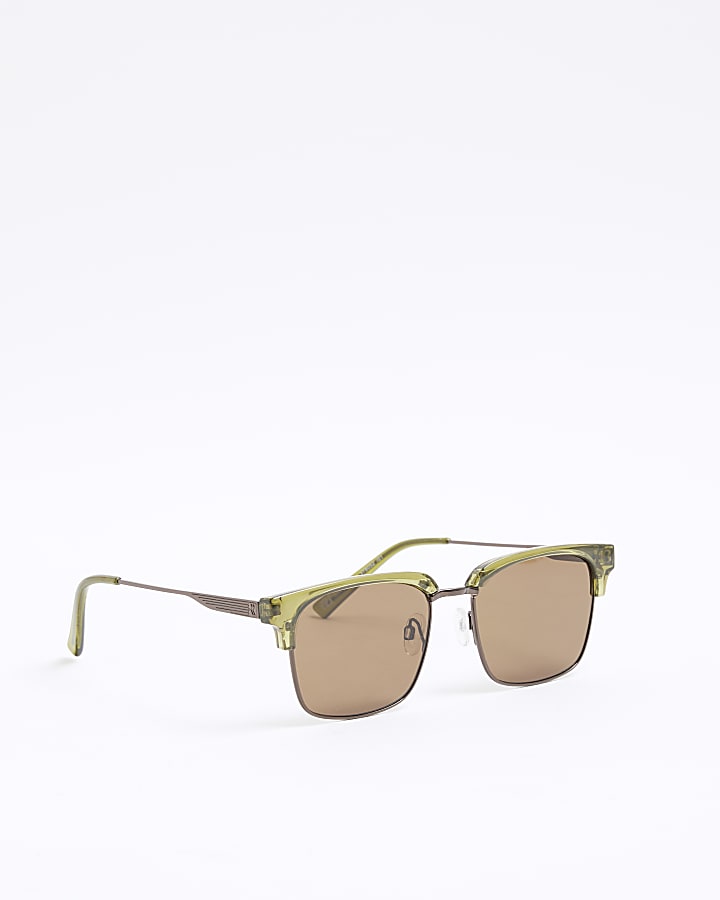 Green Clubmaster Sunglasses