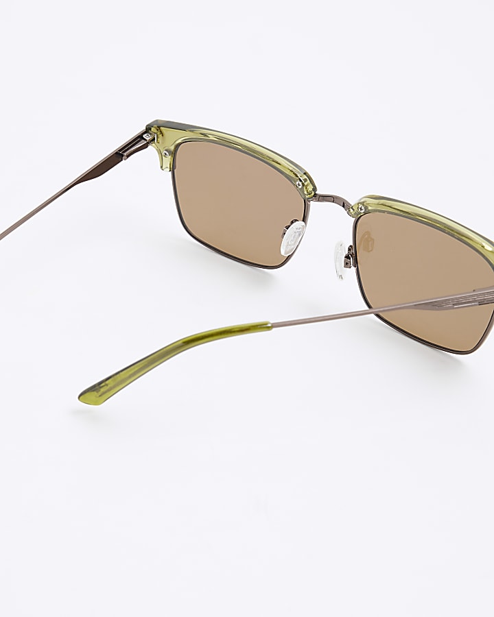 Green Clubmaster Sunglasses