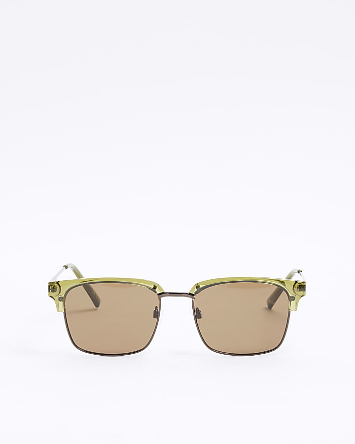 Green Clubmaster Sunglasses