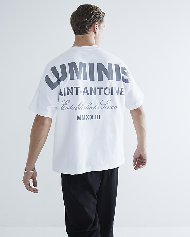 White Oversized Luminis T-Shirt