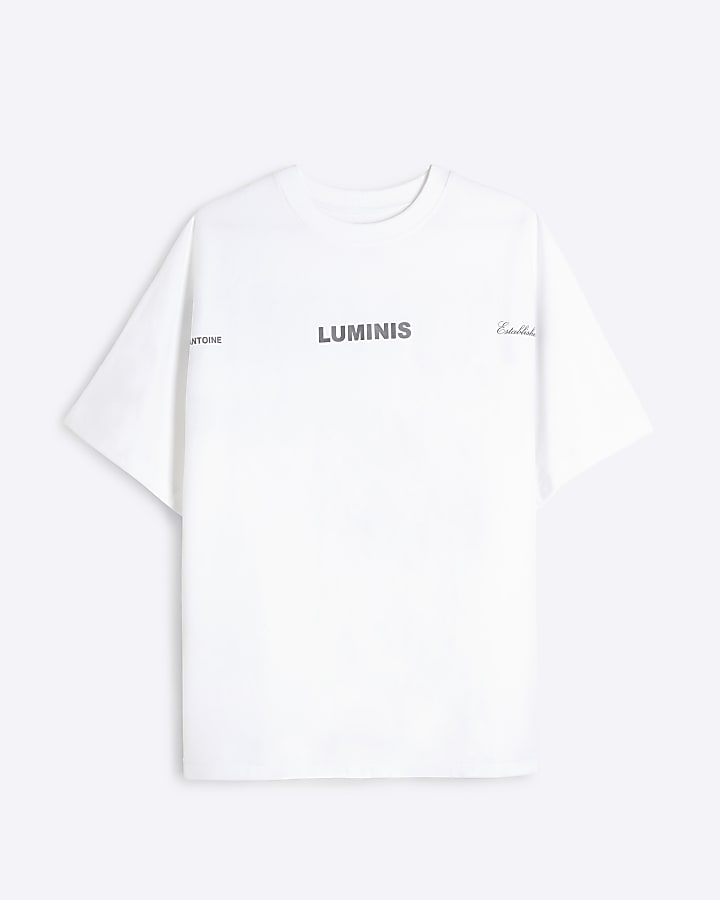 White Oversized Luminis T-Shirt