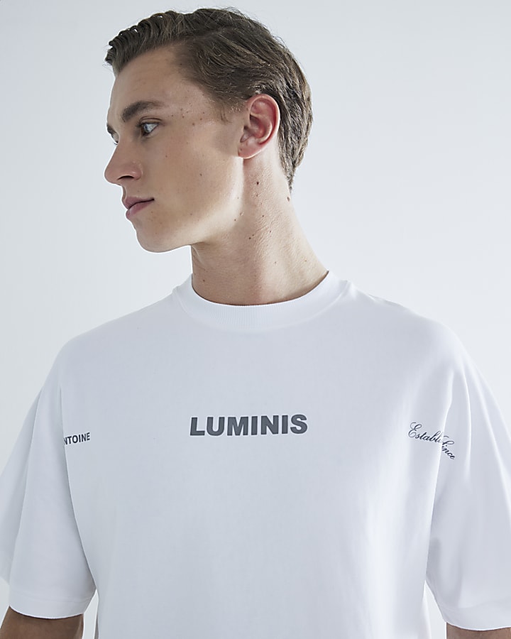 White Short Sleeves Luminis T-Shirt