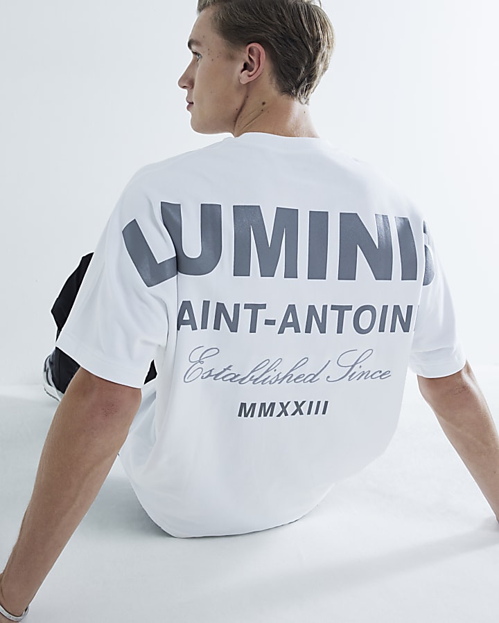 White Oversized Luminis T-Shirt