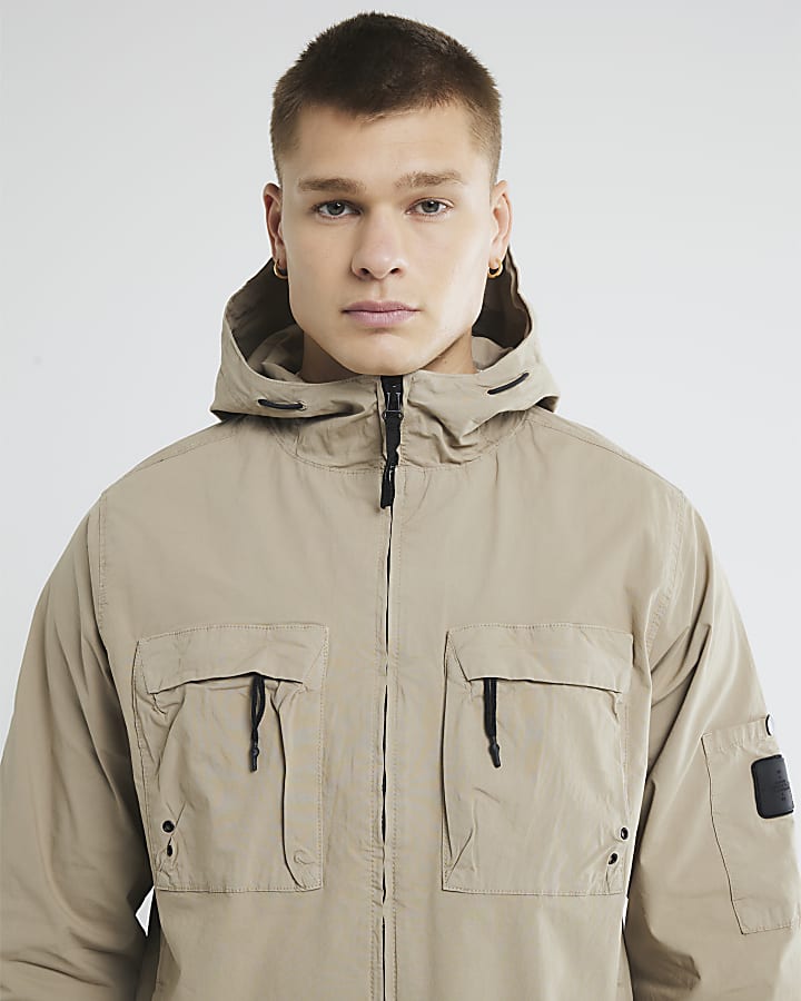 Stone Hooded Shacket