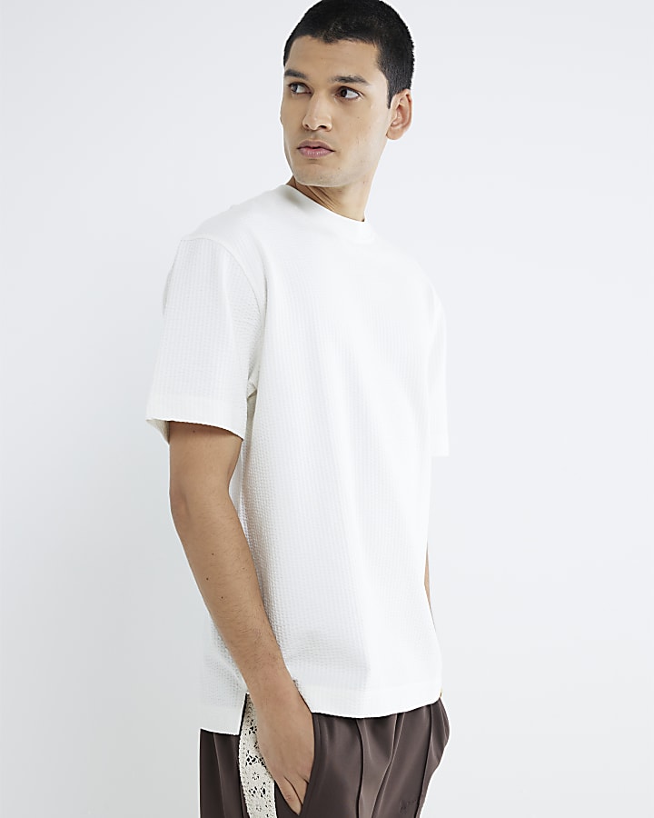 Ecru Regular Fit T-Shirt