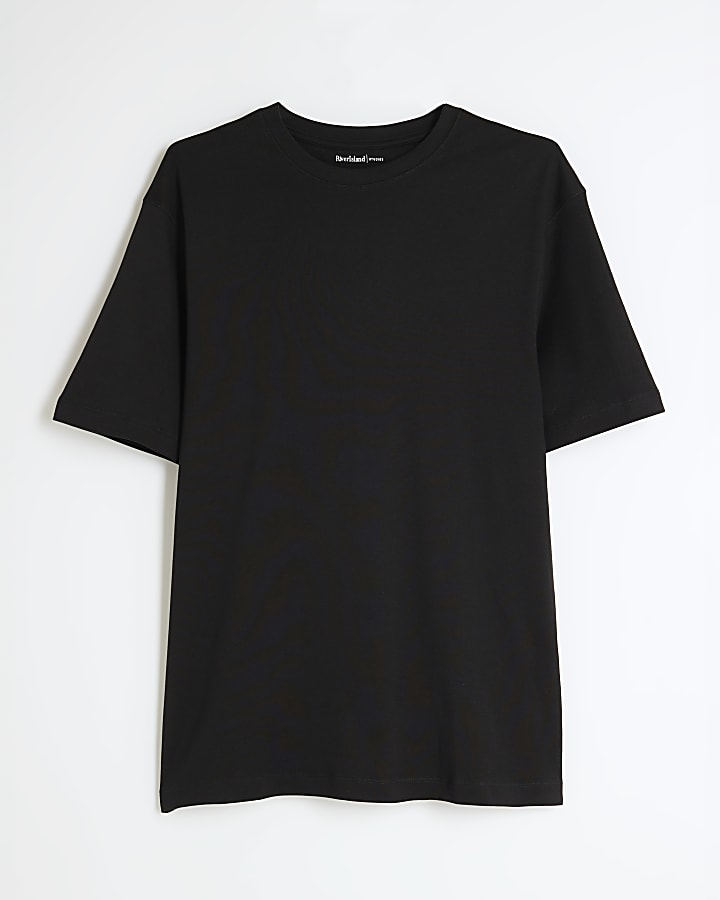 Black Slim Fit Short Sleeve T-Shirt