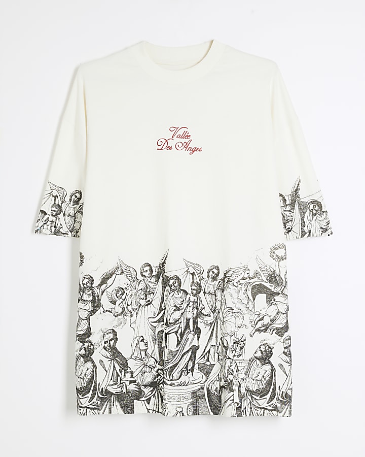 Beige Short Sleeve Vallée Des Angels T-Shirt