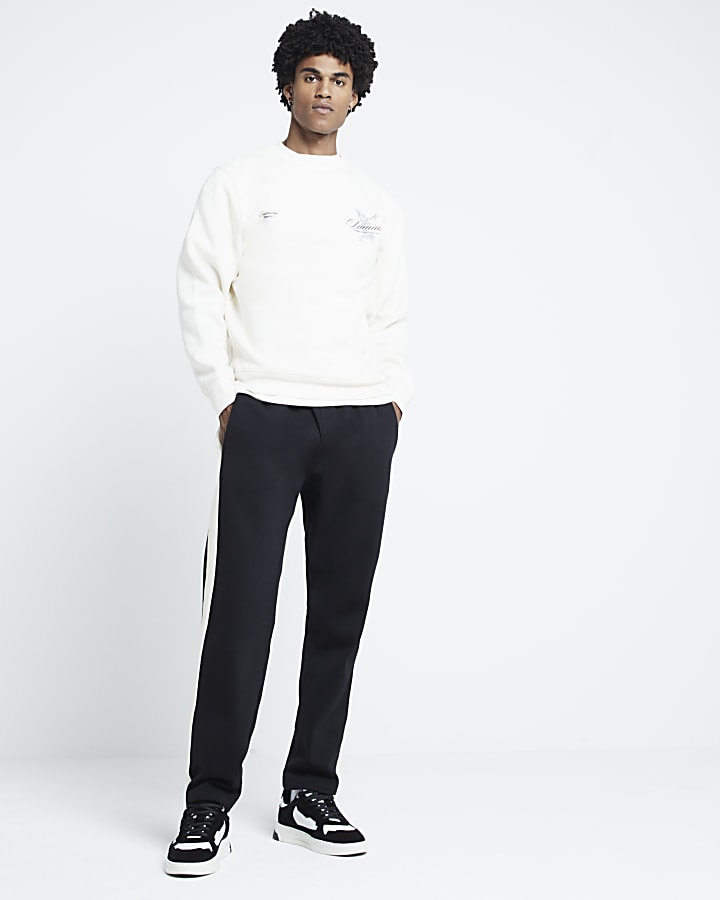 Beige 'Luminis' graphic print sweatshirt