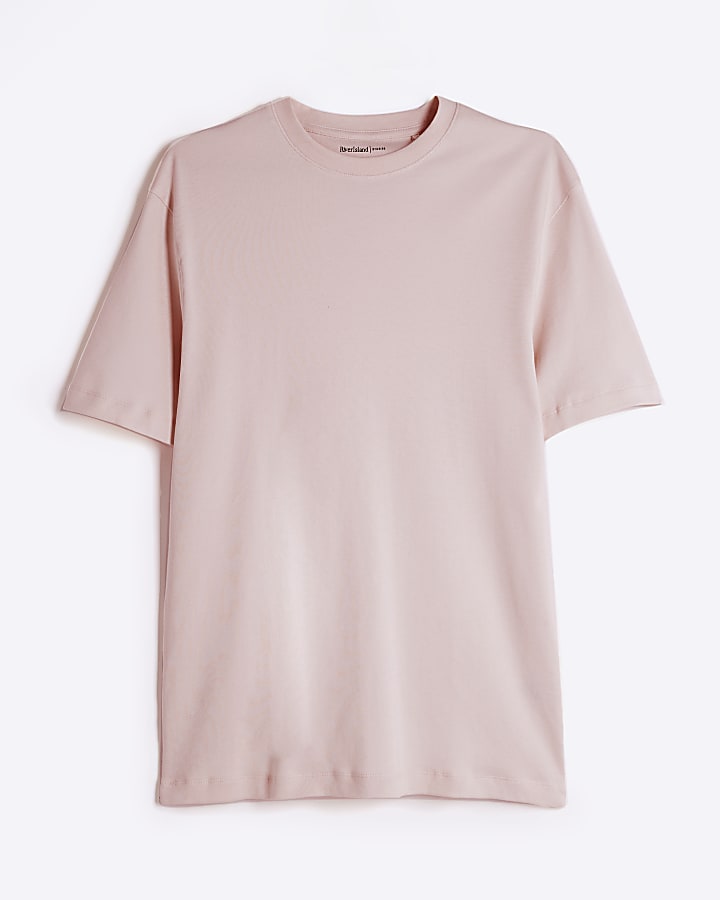 Pink Slim Fit Short Sleeve T-Shirt