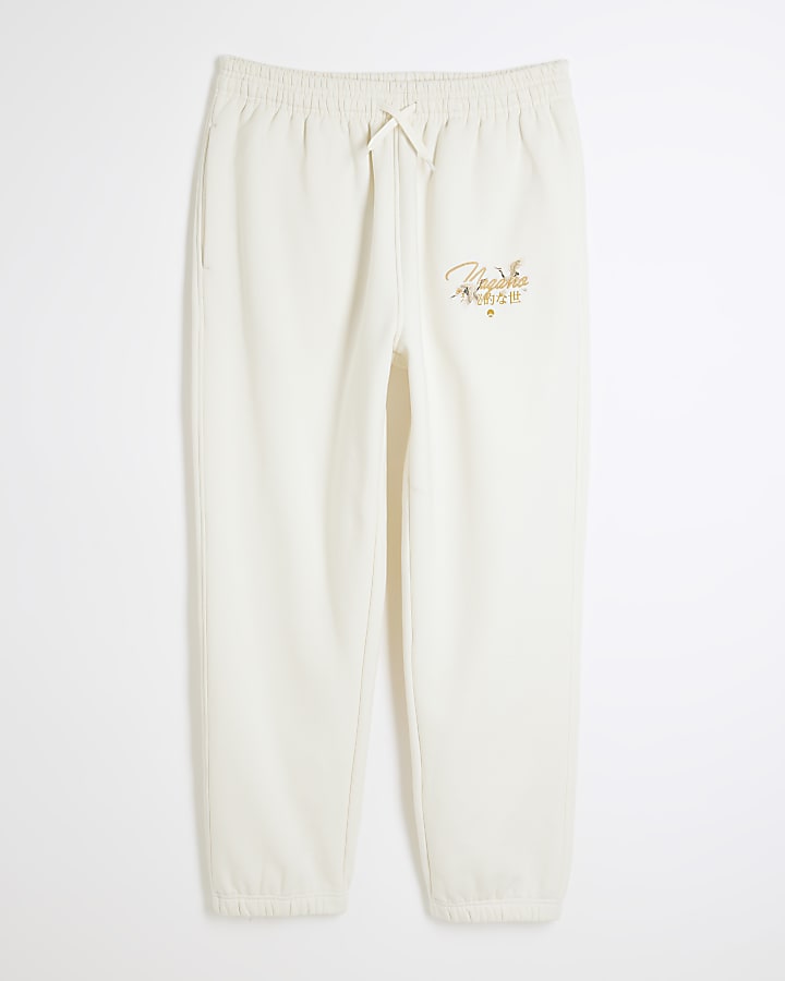 Beige Japanese Naha Crane Joggers