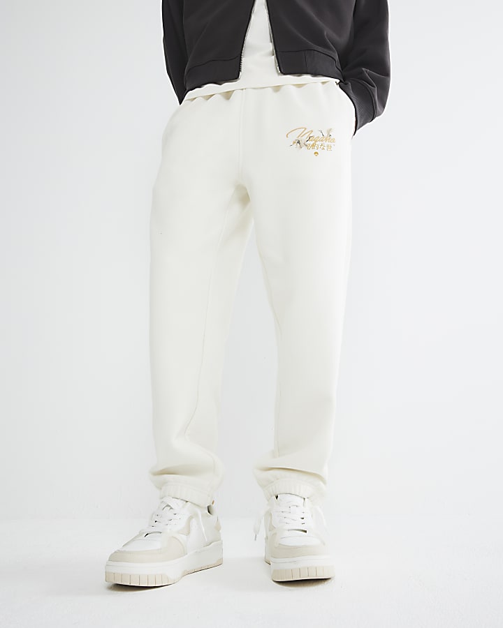 Beige Japanese Naha Crane Joggers