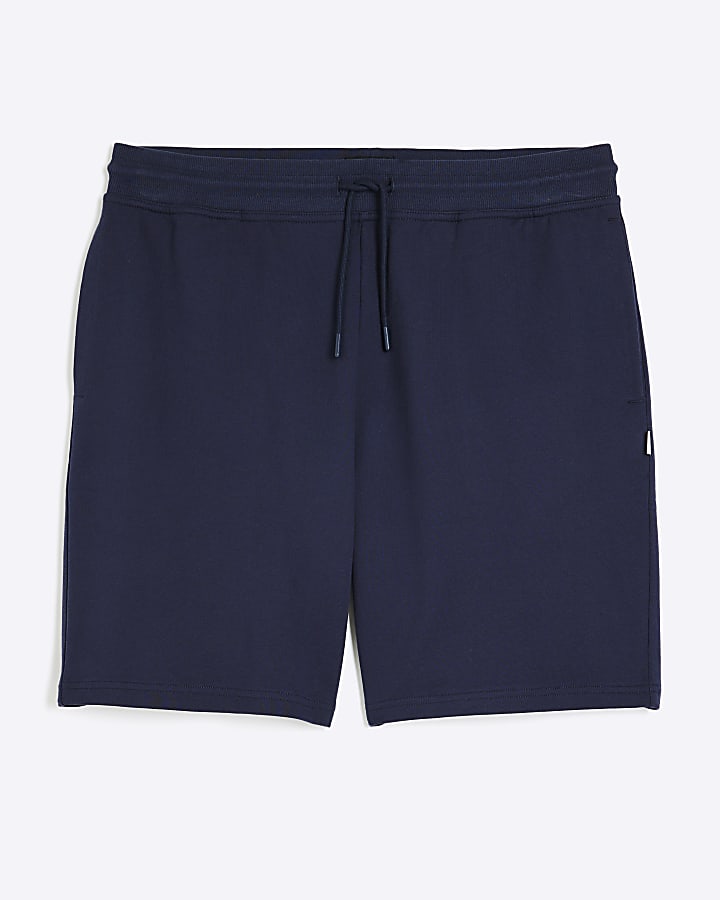 Navy Slim Fit Shorts