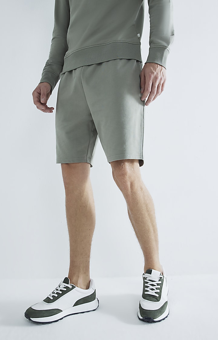 Khaki Slim Fit Shorts