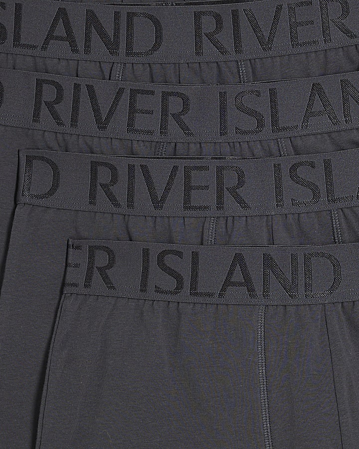 Grey 10 Pack RI Waistband Trunks