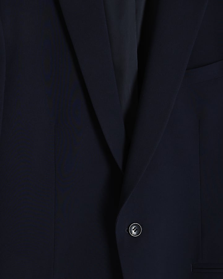 Navy Skinny Fit Suit Jacket