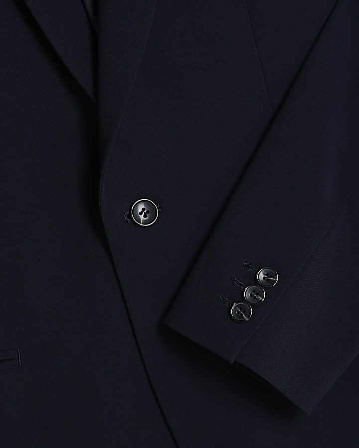 Navy Skinny Fit Suit Jacket