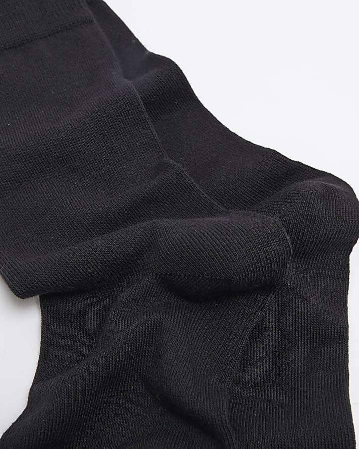 Black 5 Pack Ankle Socks