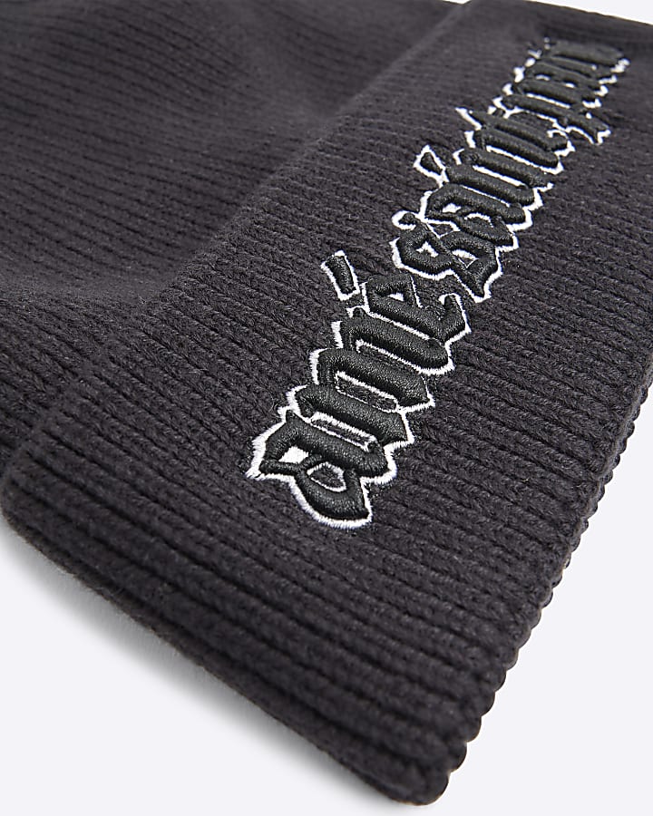 Black Gothic Beanie