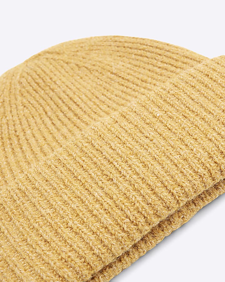 Yellow Knit Beanie