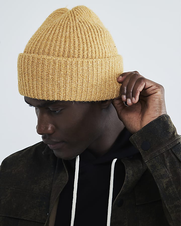 Yellow Knit Beanie