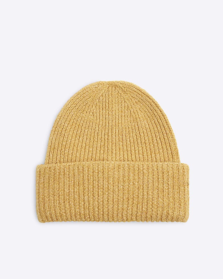 Yellow Knit Beanie