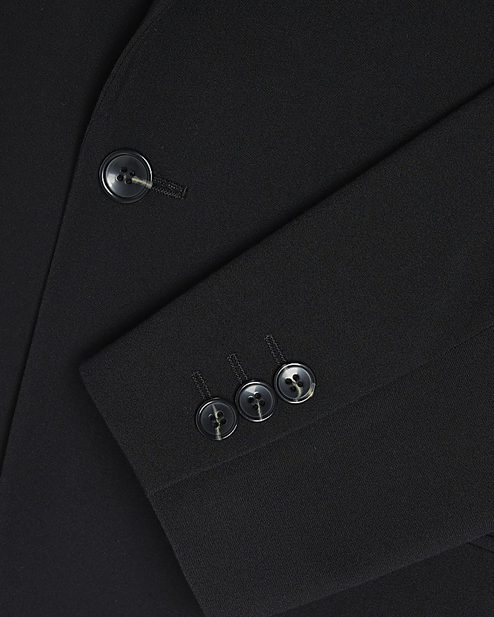 Black Skinny Fit Suit Jacket