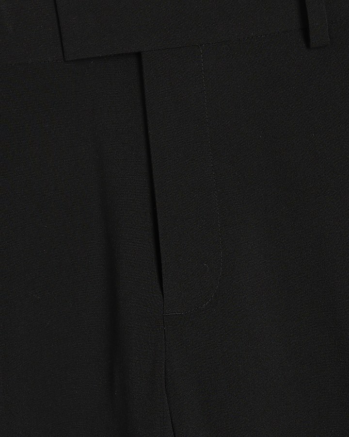 Black Skinny Fit Suit Trousers