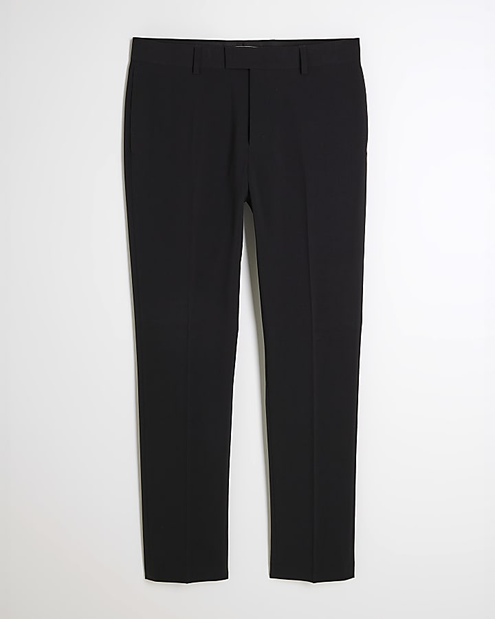 Black Skinny Fit Suit Trousers