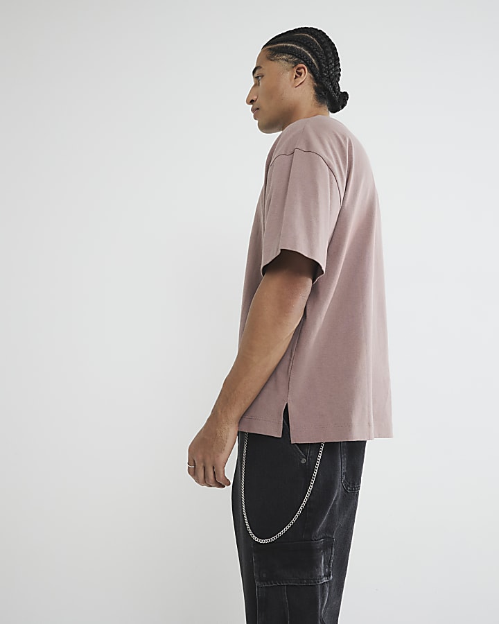 Pink Oversized Fit T-Shirt