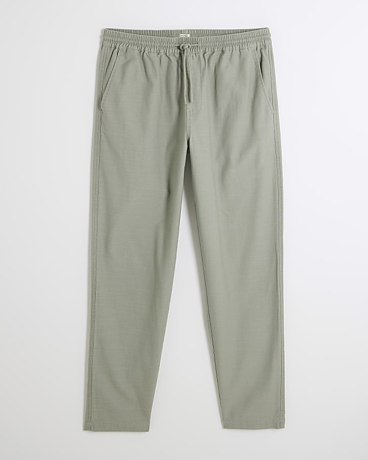 Grey Pull On Trousers